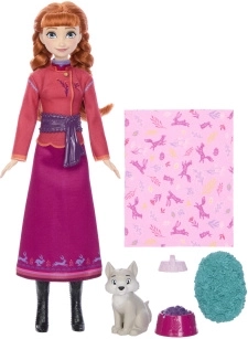 Panenka Disney Frozen Anna s vlčkem