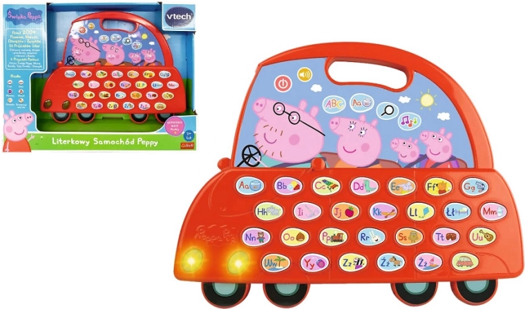 Peppa Pig – interaktivní autíčko s písmenky