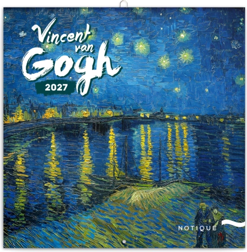 poznámkový kalendář Vincent van Gogh 2027, 30 × 30 cm