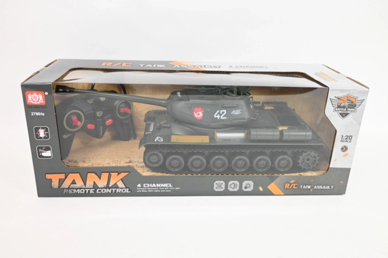 RC tank na dálkové ovládání s nabíječkou