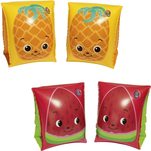 Nafukovací rukávky pro děti BESTWAY ovoce – meloun/ananás 23 × 15 cm