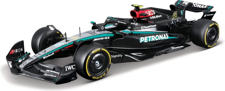 Autentický Mercedes-AMG Petronas W15 (2024) v měřítku 1:24