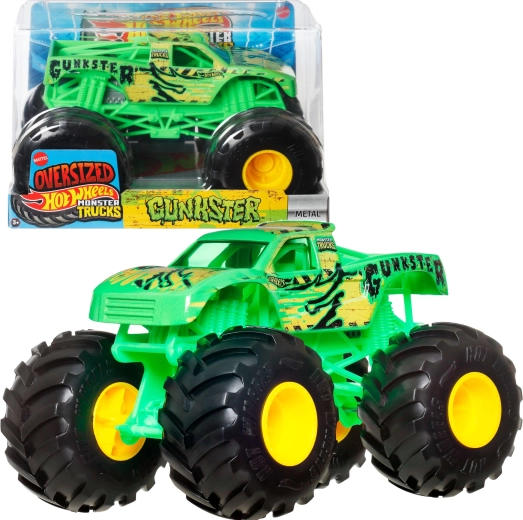 Hot Wheels Monster Trucks Gunkster 21 cm - 1 kus