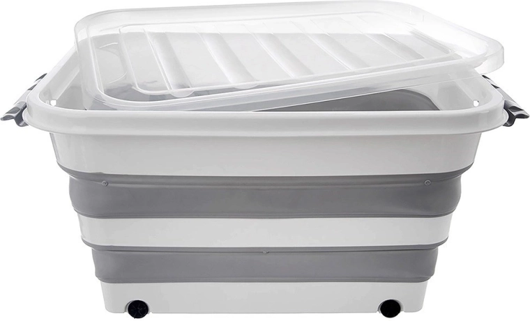 Průhledné víko a pevné klipsy