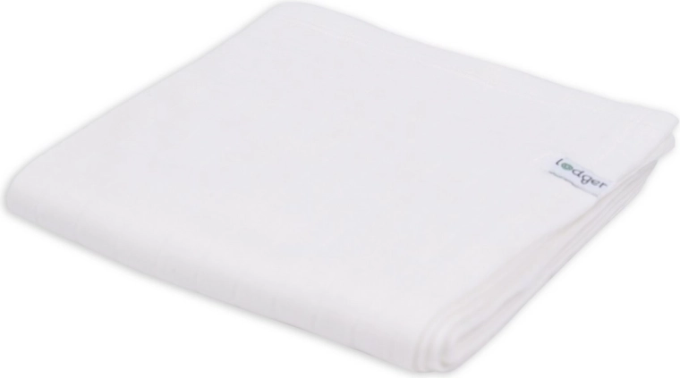 Lodger swaddler z organické bavlny Solid Cloud Dancer 70 × 70 cm - 1 kus