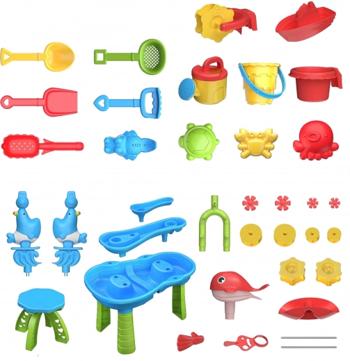 Bohatá 37dílná sada pro vodu i písek