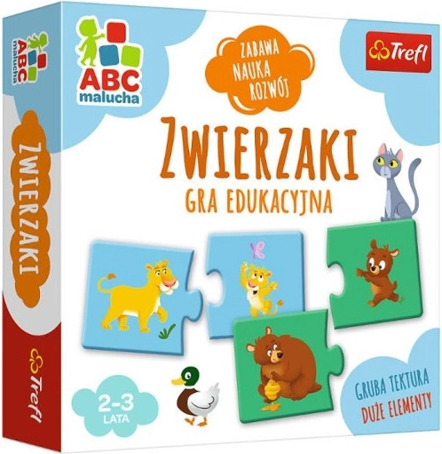 Hra Zvířátka / ABC pro nejmenší – vzdělávací skládačka