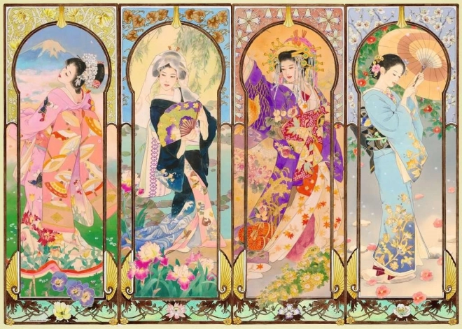 Puzzle Ravensburger Čtyři roční období 1000 dílků