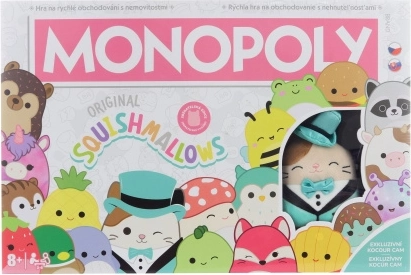 společenská hra monopoly: squishmallows sběratelská edice