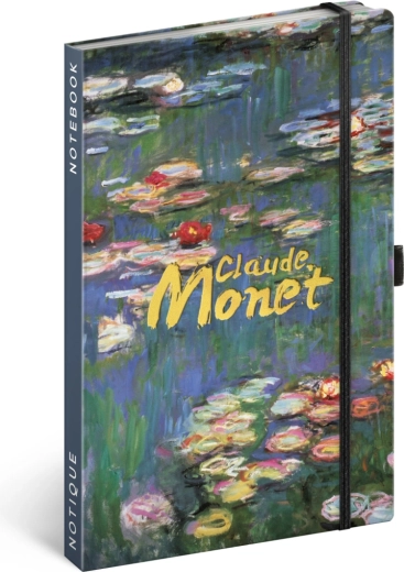 Linkovaný zápisník NOTIQUE Claude Monet 13 × 21 cm