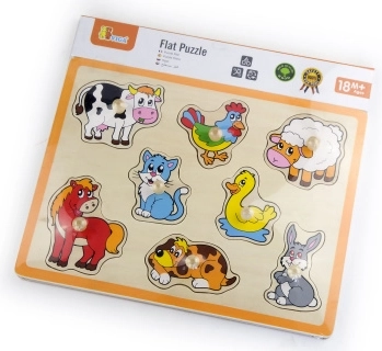 Dřevěné puzzle Farma zvířat Viga