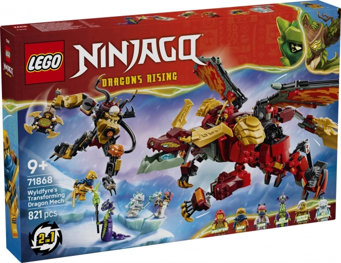 LEGO NINJAGO proměňovací dračí mech Wyldfyre