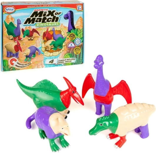 Magnetické dinosauři MalBlo – kreativní stavebnice pro děti