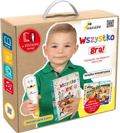 Mluvící interaktivní kniha Kakadu – Všechno hraje!