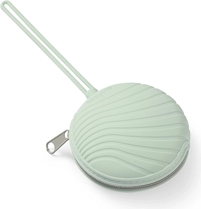BabyOno silikonové pouzdro na dudlík se zipem, mint 0m+