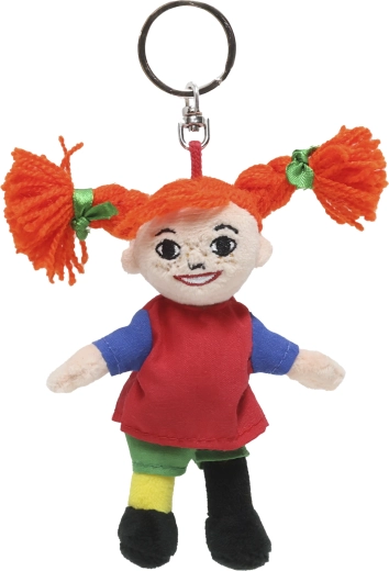 Pippi Langstrumpf přívěsek na klíče – panenka