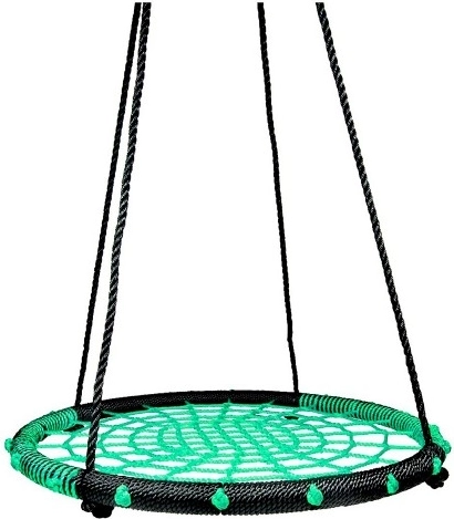 Houpací kruh s provazovou výplní 80 cm – Zelená