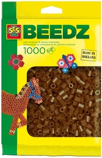 SES Creative zažehlovací korálky 1000 ks, bronzové