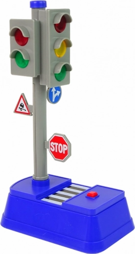 Funkční semafor se světly a zvuky