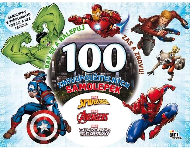 Marvel – opakovaně použitelné samolepky