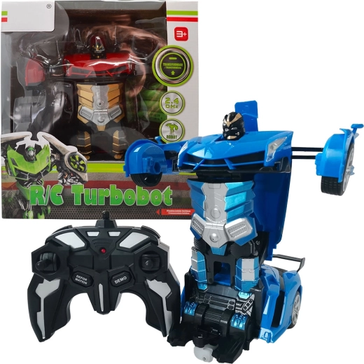 RC transformující auto a robot Turbobot na dálkové ovládání