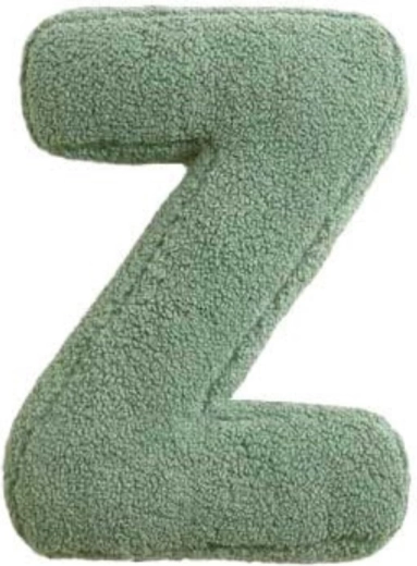 Mealini plyšové písmeno Z zelené - 1 kus