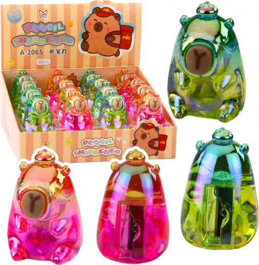 Barevné ořezávátko ve tvaru kapybary