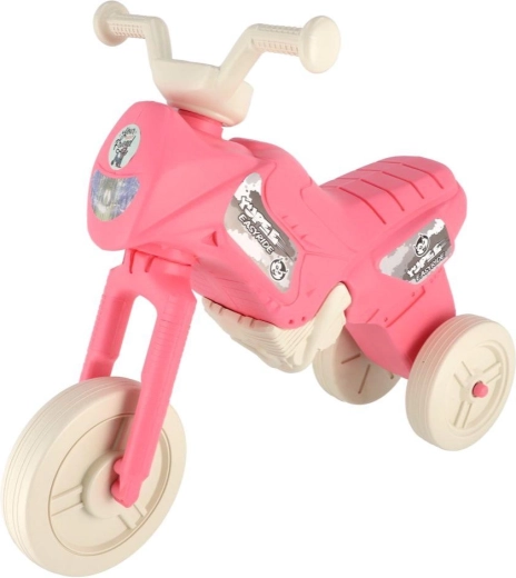 Yupee odrážedlo enduro pastelově růžové