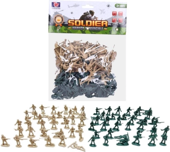 Sada figurek vojáků - 200 ks
