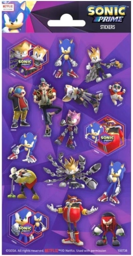 Samolepky SONIC – dekorativní nálepky pro fanoušky