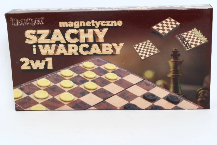 Magnetické šachy a dáma 2v1 Norimpex