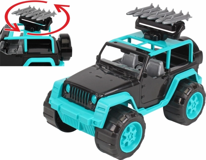 Terénní auto SUV 28 cm s otočnými raketami