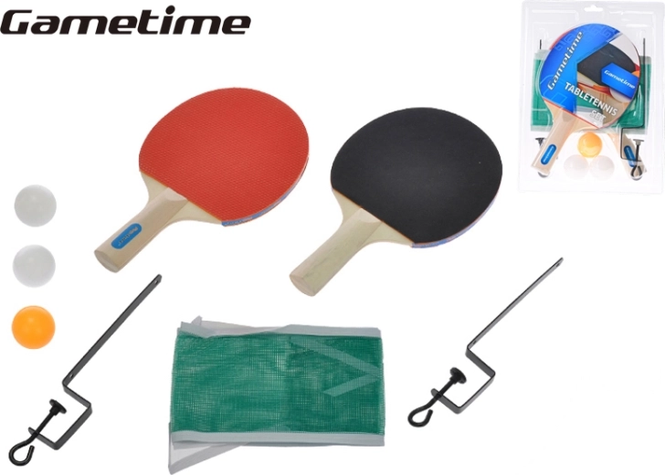 Gametime sada na stolní tenis se síťkou, 2 pálky a 3 míčky