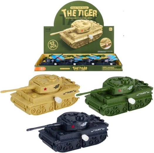 Naťahovací plastový tank pro děti