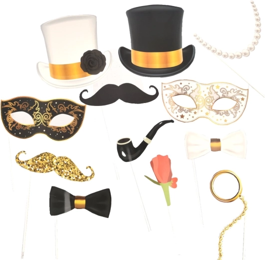 Sada party rekvizit do fotokoutku 12 ks