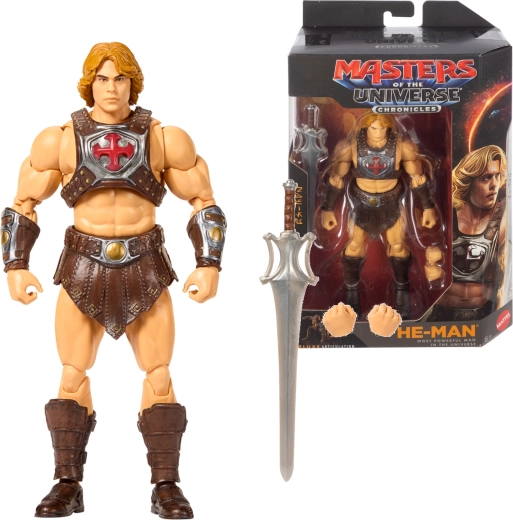 Mattel Masters of the Universe Chronicles figurka He-Man s příslušenstvím - 1 kus