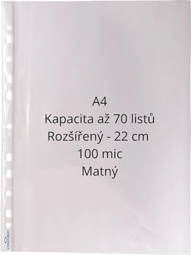 Prospektový obal Concorde A4 matný 100 µm 50 ks
