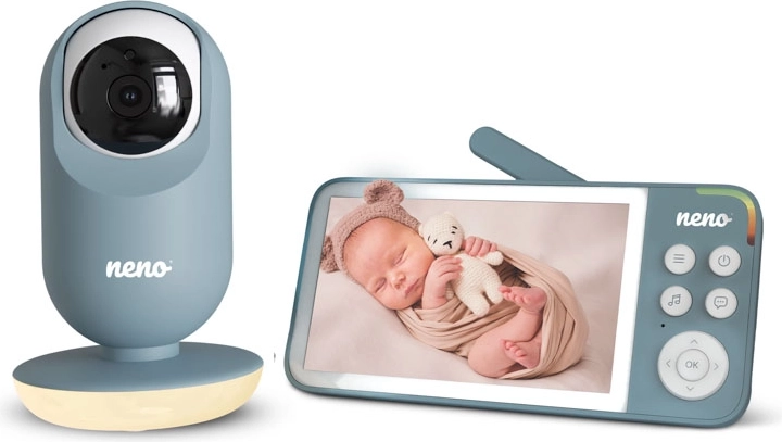 Neno video chůvička Vedo Blue s 5" monitorem a otočnou kamerou