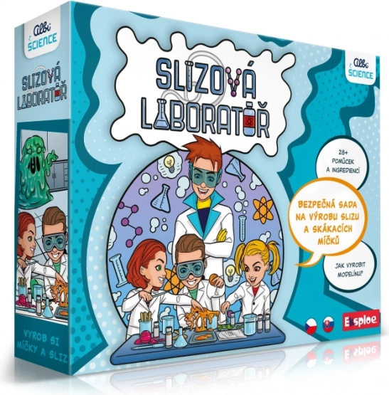 Slizová laboratoř – vědecká sada pro výrobu slizu a skákacího hopíku
