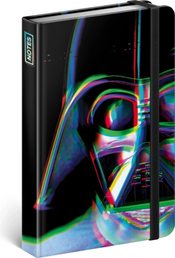 Zápisník Star Wars Vader linkovaný 11 × 16 cm