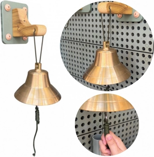 Masterkidz bronzový nástěnný školní zvonek pro STEM tabule