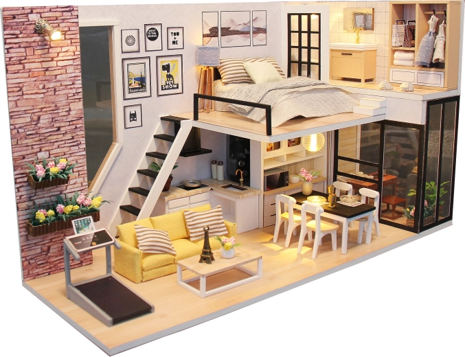 Miniaturní domeček Dům Štěstí od 2Kids Toys