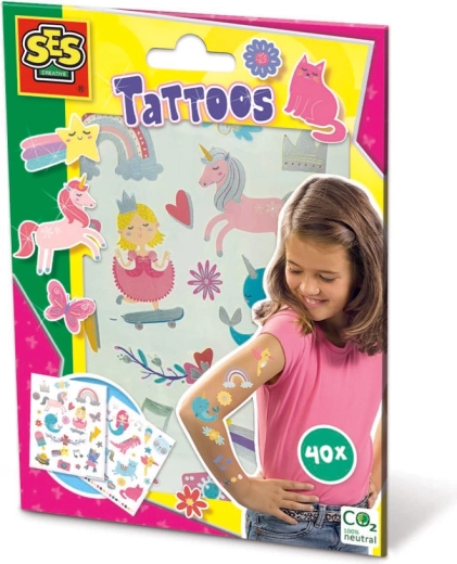 SES tetování pro holky 40 kusů