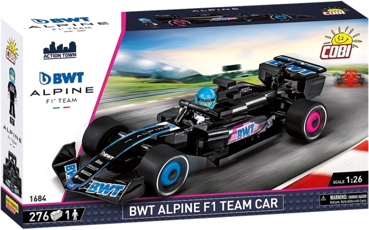 Autentický vzhled monopostu BWT Alpine F1 Team