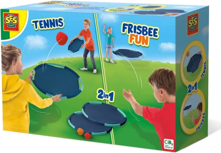 Dvě hry v jednom: tenis i frisbee