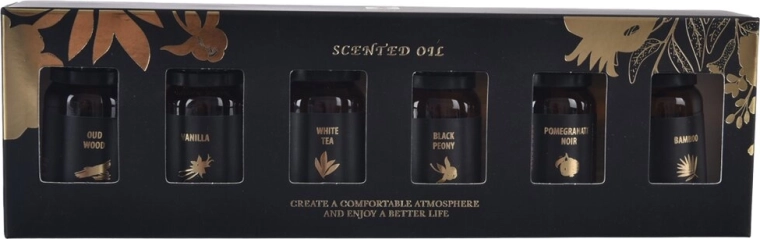 Dárková sada esenciálních olejů Black 6×10 ml