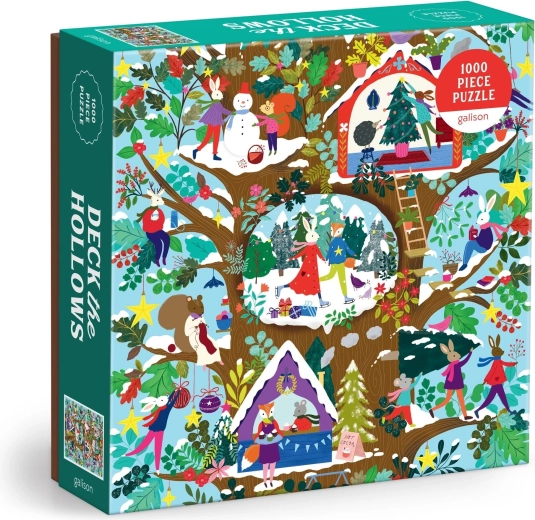 Galison puzzle výzdoba stromu 1000 dílků