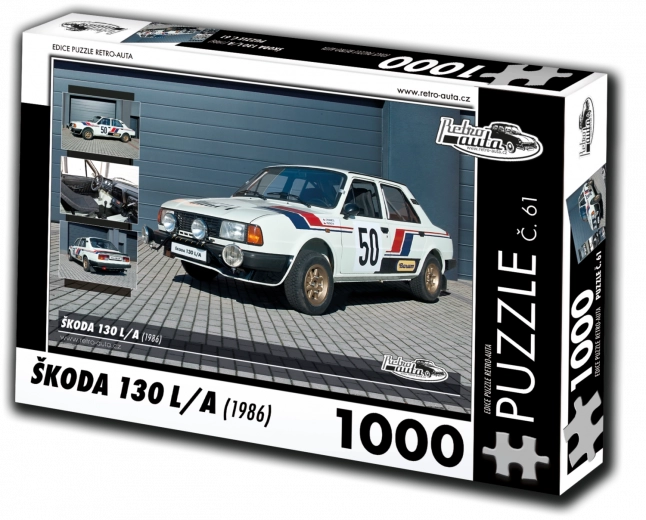 Puzzle RETRO-AUTA Škoda 130 L (1986) – 1000 dílků