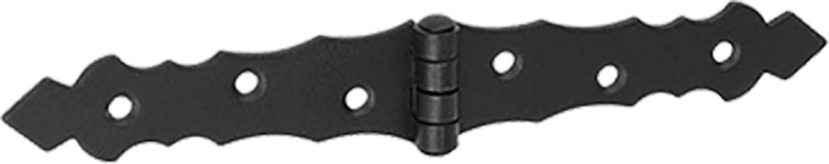 Francouzský ozdobný závěs 200 × 34 × 2 mm, černý