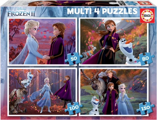 Educa Puzzle Ledové království 2, 4v1